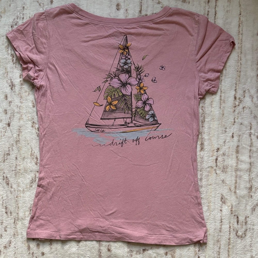 Salt Life Mauve Graphic Tee